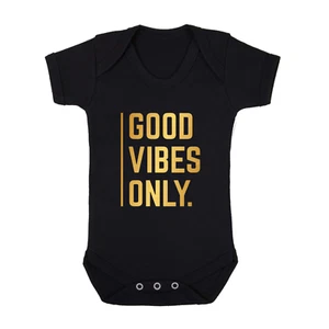 GOOD VIBES ONLY BABYGROW - Picture 1 of 12