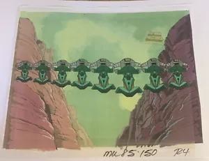 đź’ŞHe-Man and the Masters of the Universe MOTU Animation Cel Copy Bg/coa - Picture 1 of 4