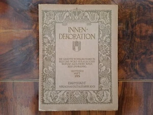 Innendekoration Die gesamte Wohnungskunst in Bild und Wort 1915 XXVI Jg. Heft 15 - Bild 1 von 7