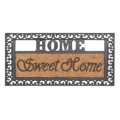 Fußabstreifer Kokosfußmatte Sweet Home 45x75cm Türmatte - Bild 1 von 2