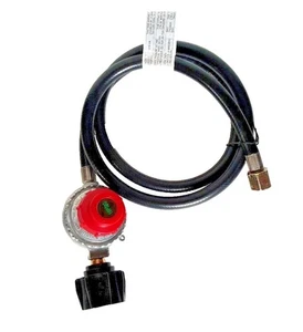 Hochwertiges HOCHDRUCK PROPAN KIT MIT VERSTELLBAREM REGLER 0-10psi mit 36" GASSCHLAUCH - Bild 1 von 1