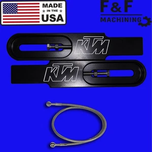 2010 KTM 690 Duke bolt on swingarm extensions & brake line  "Made In The USA" - Picture 1 of 1