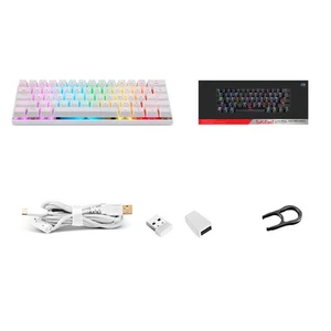 Rote Achse SK62 BT Drahtlose Gaming Mechanische Tastatur 61 Taste CHP - Bild 1 von 9