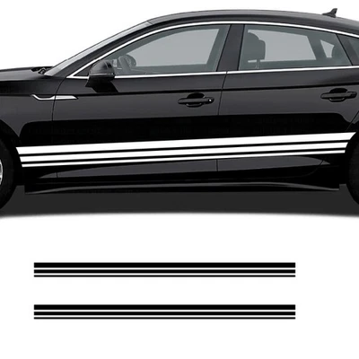 calcomanías rayas laterales líneas clásicas audi a5 Foto 1 de 2