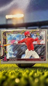 2025 Topps Holiday Taylor Ward Silver Glitter Parallel #H134 LA Angels - Picture 1 of 2