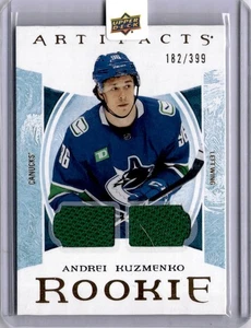 Andrei Kuzmenko Rookie Dual Jersey 182/399 2022-23 Upper Deck Artifacts - Bild 1 von 2