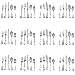Gorham Blossom 18/10 Stainless Steel 60pc. Flatware Set (Service for Twelve) - Picture 1 of 7