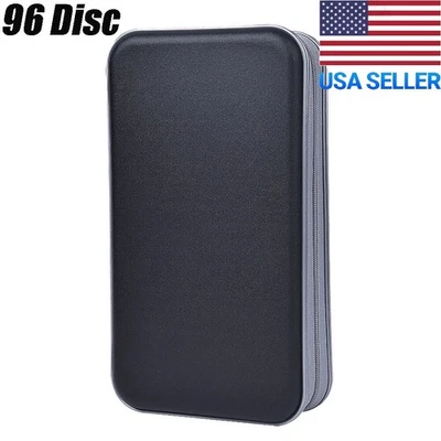 96 Disco CD Estuche Soporte Almacenamiento DVD Billetera Bolsa Portátil VCD Organizador Bolsa EE. UU. Foto 1 de 4