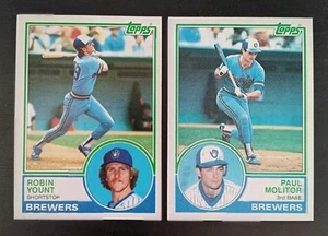 1983 Topps #350 Robin Yount & #630 Paul Molitor Lot - Bild 1 von 5