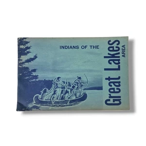 Indians of the Great Lakes Area Vintage Native American History Book Booklet - Picture 1 of 7