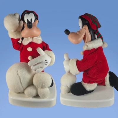 Vintage 1997 Disney Santas Best Mickey Unlimited Holiday Animation 17” Goofy - Image 1 of 4
