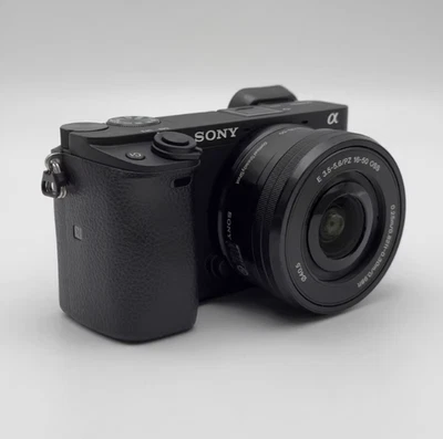 Sony Alpha A6300 24.2MP Mirrorless Camera with 16-50 OSS Lens 4K Video Fast AF - Image 1 of 4