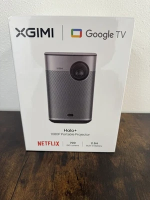 XGIMI Halo+ GTV 1080P Portable Projector, Google TV with Licensed Netflix - Image 1 of 4