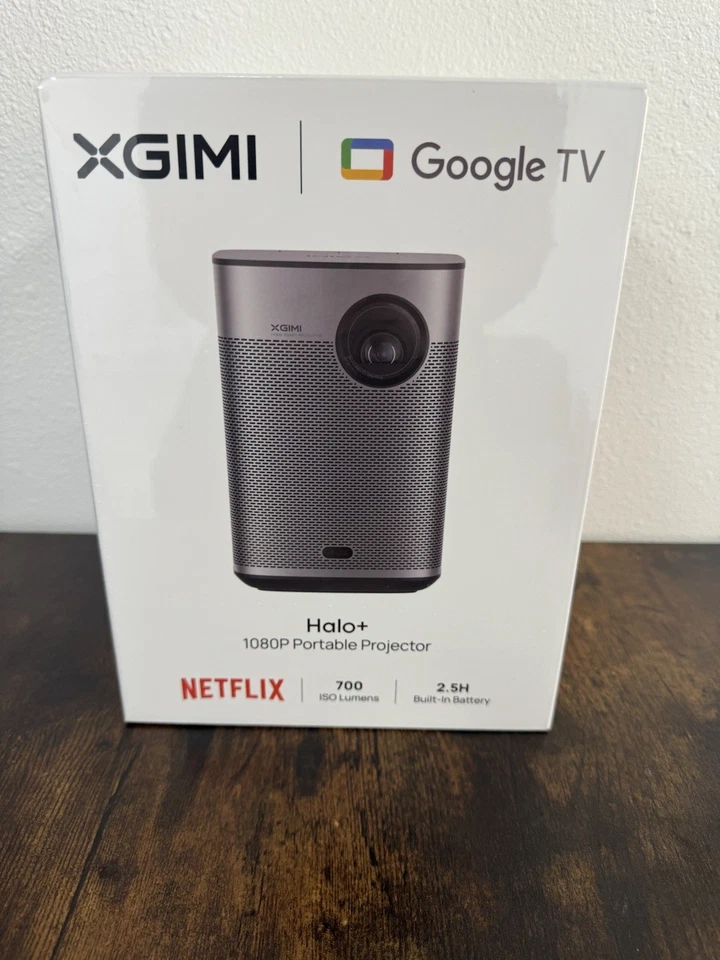 XGIMI Halo GTV 1080P Portable Projector Google TV with Licensed Netflix