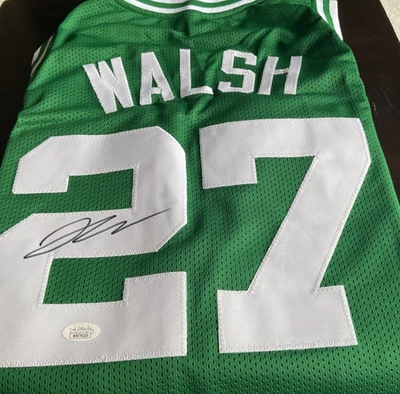 Jordan Walsh Signed Boston Celtics XL Custom Mesh SignedJersey JSA w/ Holo COA - Image 1 of 3