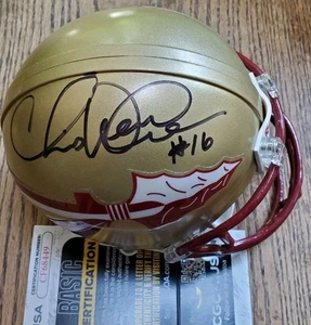 NICE Autographed Signed Florida State Chris Weinke Mini Helmet JSA COA NCAA - Picture 1 of 4