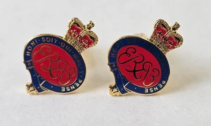 Gemelos militares guardias de granadero - cifrado - Imagen 1 de 4