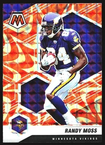 Randy Moss 2021 Panini Mosaic Reactive Orange Prizm Minnesota Vikings #130 - Imagen 1 de 2