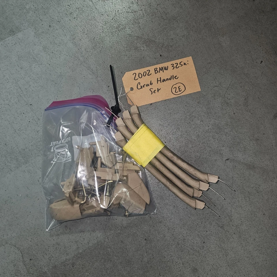 BMW 325xi 2002 juego de 4 manijas de agarre interiores bronceado 99-06 BMW E46 serie 3 Foto 1 de 1