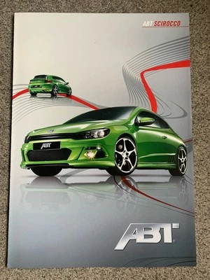 ABT customised Volkswagen Scirocco Sales Brochure English 2009 - Image 1 of 4