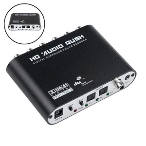 Optical SPDIF Coaxial AC3 DTS to 5.1CH Analog Audio Rush Sound Decoder Converter - Picture 1 of 12