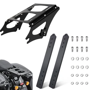 Adjustable 1''-3'' Tour-Pak Pack Relocator & 2-Up Luggage Rack for Touring 09-13 - Imagen 1 de 14
