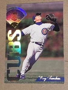1995 Leaf Gold #160 Rey Sanchez NM-MT MLB Baseballkarte - Bild 1 von 2