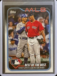 Mookie Betts / Rafael Devers - Checklist - 2024 Topps Series 2 Baseball #424 - Bild 1 von 1