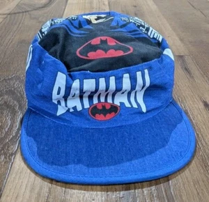 Vintage 1991 Batman Painters Cap Hat DC Comics one size Stretch Rare Color - Picture 1 of 6