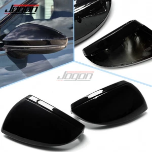 LHD Exterior Side Wing Rear View Mirror Cover Caps For Audi A6 C8 S6 RS6 2019-25 - Picture 1 of 9