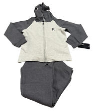 NEW Hurley Boys Hooded Full Zip Sweatshirt & Jogger Pants Sets Size 7 NWT