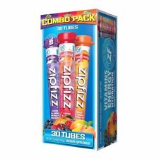 Zipfizz Multi-Vitamin Energy Hydration Drink Mix, Variety Pack, 30 Tubes