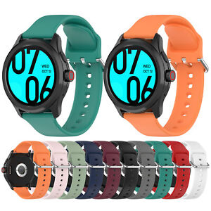 Für Ticwatch Pro5/iTOUCH AIR3 Uhr 24mm Silikon Uhrenarmband Armbanduhr Armband