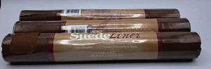 Lot Of 3 Faux Suede Self Adhesive Liner Brown 12 Inches X 5 Feet New And Sealed - Picture 1 of 3