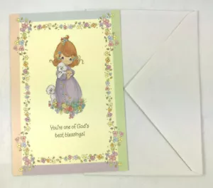 Vtg Unused Hallmark Precious Moments GRANDMOTHER Greeting Card 2003 Religious - Bild 1 von 3