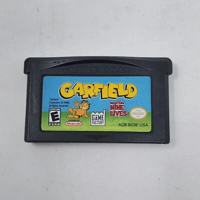 Garfield & His Nine Lives (Nintendo GBA) Cart. ONLY - Authentic & TESTED - Image 1 of 4