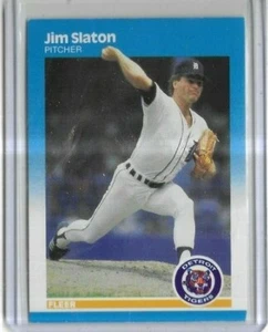 1987 Fleer #163 Jim Slaton Detroit Tigers - Picture 1 of 2