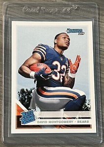 2019 Panini Donruss #311 DAVID MONTGOMERY Rated Rookie RC 🏈 Chicago Bears 🏈