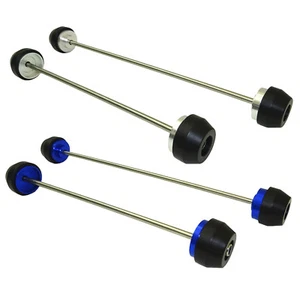 Front & Rear Axle Fork Crash Sliders Protector For 15-18 YAMAHA YZF R1 R1M R1S - Picture 1 of 11