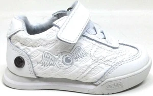 Von Dutch Baby Unisex Kens Hook Loop Sneakers Yellow Snow White Size 8T