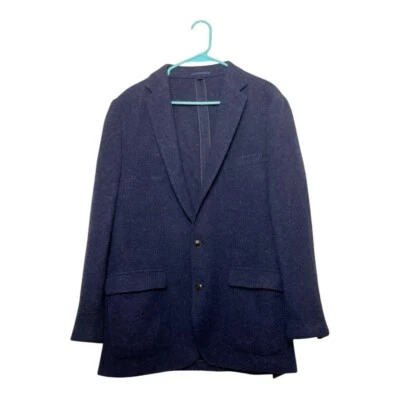 Blazer para hombre J.Crew Ludlow Moon Jersey 100 % lana azul marino, talla 40L Foto 1 de 4