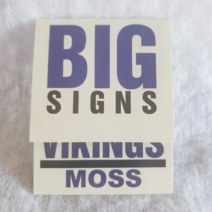 2003 Fleer Platinum Randy Moss Big Signs Card - Picture 1 of 4
