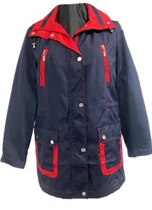 David Barry Ladies Spring Jacket Navy Size 24 - Picture 1 of 4