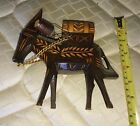 Vintage+Donkey+Wooden+with+Barrel+Buckets+Hand+Carved+17cms