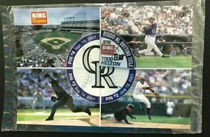 Colorado Rockies 2001 King Soopers Todd Helton #17 Collector Hat/Lapel Pin #1 - Picture 1 of 2