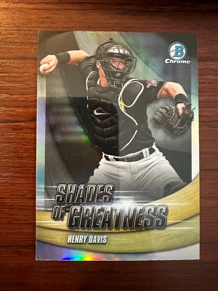 2022 Bowman Chrome Henry Davis Shades of Greatness SG-3 Pittsburgh Pirates - Image 1 of 1
