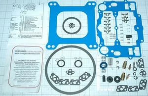 NO STICK BLUE EDELBROCK REBUILD KIT-STEEL PUMP-1403 1405 1406 1407 LIKE EDL 1477 - Picture 1 of 2