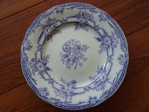 SARREGUEMINES ANCIENNE ASSIETTE A DOUCEUR FAIENCE CERES VIOLET  21,5 cm - Imagen 1 de 9