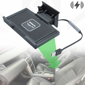 Kabellose Handy Ladeschale für Land Rover Discovery Sport Cubby USB Fast Qi - Bild 1 von 12