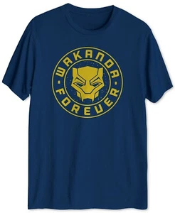 $30 Marvel Men's Blue Short-Sleeve Crew-Neck Black Panther Graphic T-Shirt M - Picture 1 of 1